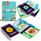 merka 90 Pack Science Flash Cards- Solar System for Kids, Human Body and Geography, Picture Cards for Kids’ Learning, Word Travel Games for Summer Vacation, Homeschool Supplies